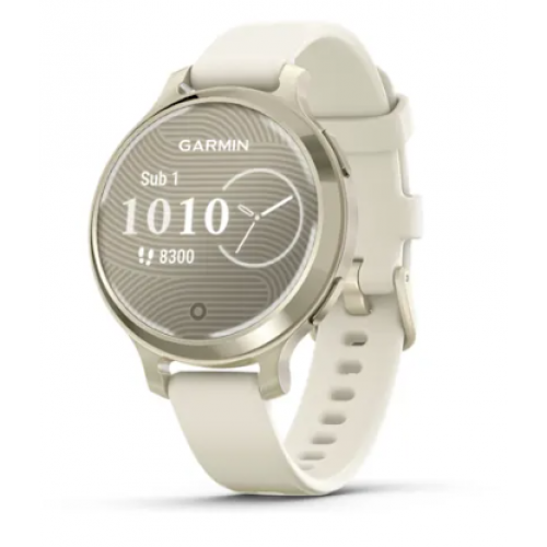Garmin Lily 2 Active Lunar Gold/Bone silikonski remen